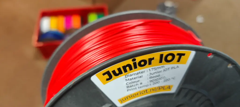 [ECOM_149] PLA filament Junior IOT (Rood)